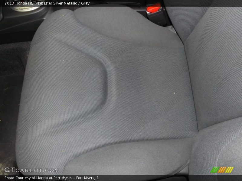 Alabaster Silver Metallic / Gray 2013 Honda Fit