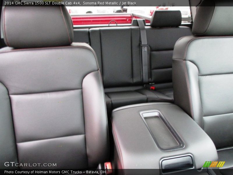 Sonoma Red Metallic / Jet Black 2014 GMC Sierra 1500 SLT Double Cab 4x4