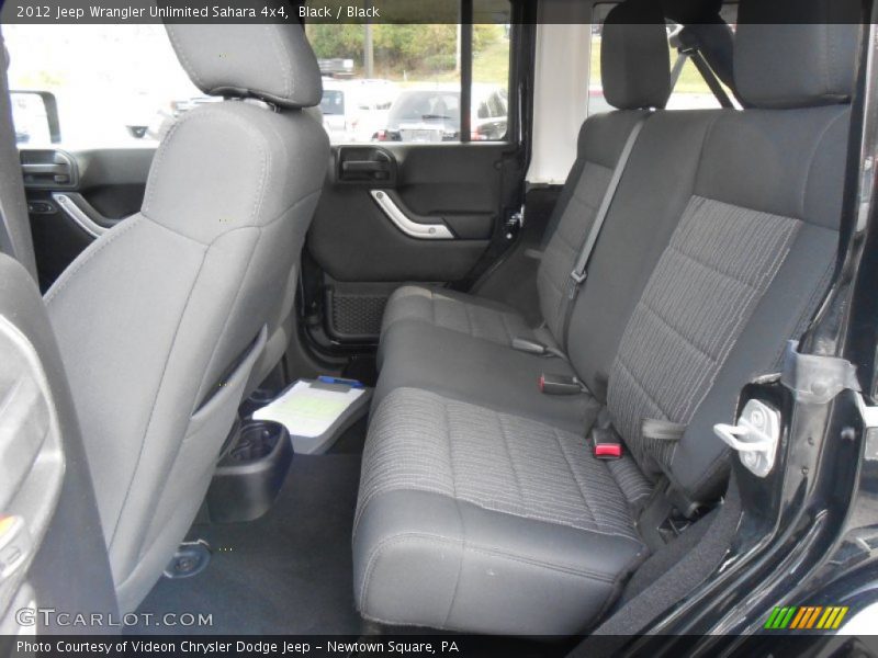 Black / Black 2012 Jeep Wrangler Unlimited Sahara 4x4