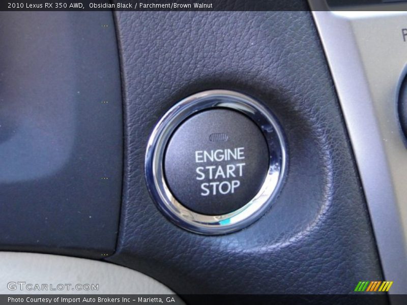 Obsidian Black / Parchment/Brown Walnut 2010 Lexus RX 350 AWD