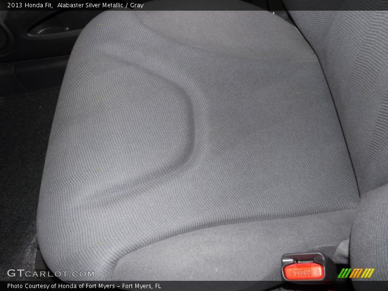 Alabaster Silver Metallic / Gray 2013 Honda Fit