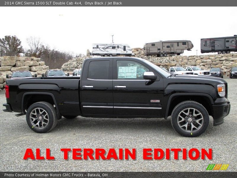 Onyx Black / Jet Black 2014 GMC Sierra 1500 SLT Double Cab 4x4