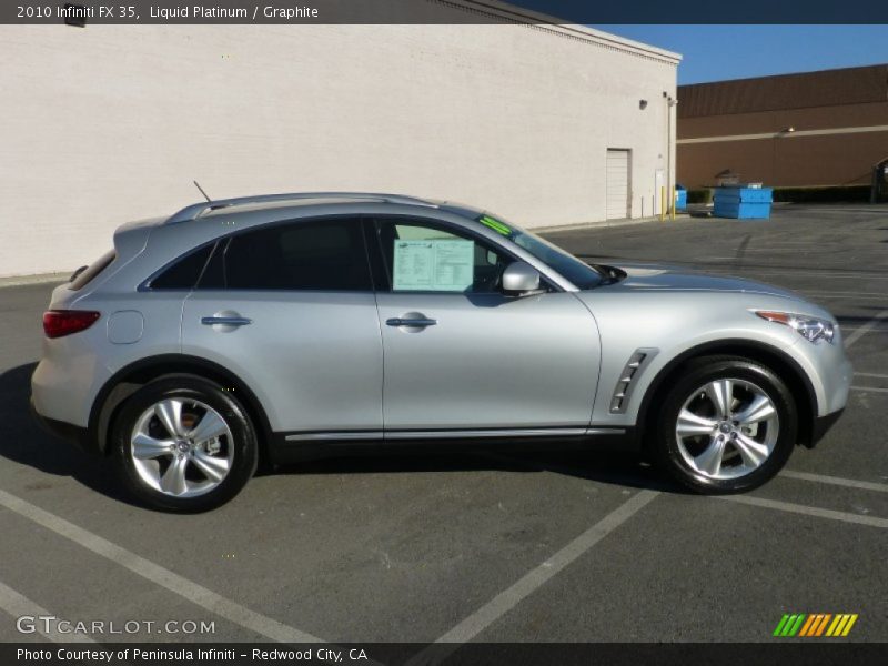 Liquid Platinum / Graphite 2010 Infiniti FX 35