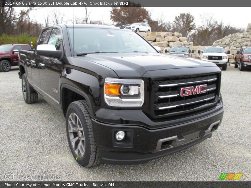 Onyx Black / Jet Black 2014 GMC Sierra 1500 SLT Double Cab 4x4