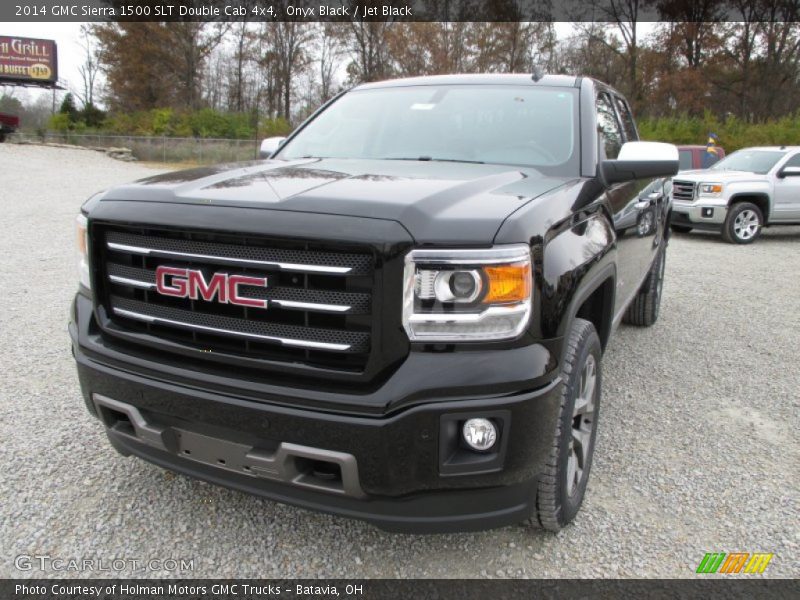 Onyx Black / Jet Black 2014 GMC Sierra 1500 SLT Double Cab 4x4