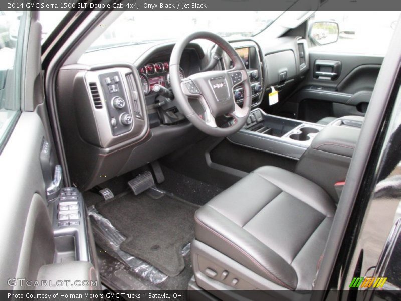  2014 Sierra 1500 SLT Double Cab 4x4 Jet Black Interior