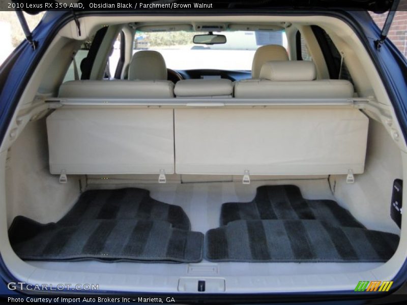 Obsidian Black / Parchment/Brown Walnut 2010 Lexus RX 350 AWD