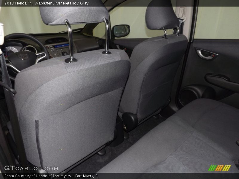 Alabaster Silver Metallic / Gray 2013 Honda Fit