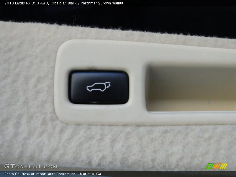 Obsidian Black / Parchment/Brown Walnut 2010 Lexus RX 350 AWD