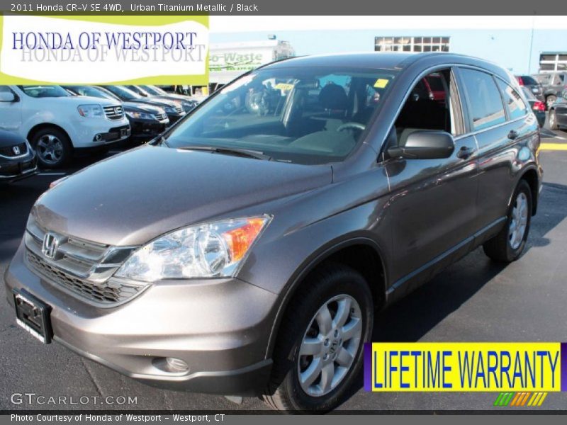 Urban Titanium Metallic / Black 2011 Honda CR-V SE 4WD