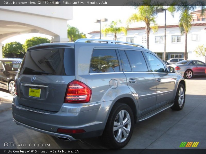 Palladium Silver Metallic / Ash 2011 Mercedes-Benz GL 450 4Matic