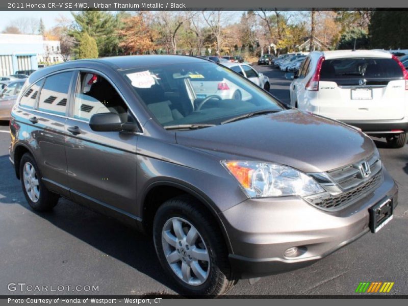 Urban Titanium Metallic / Black 2011 Honda CR-V SE 4WD