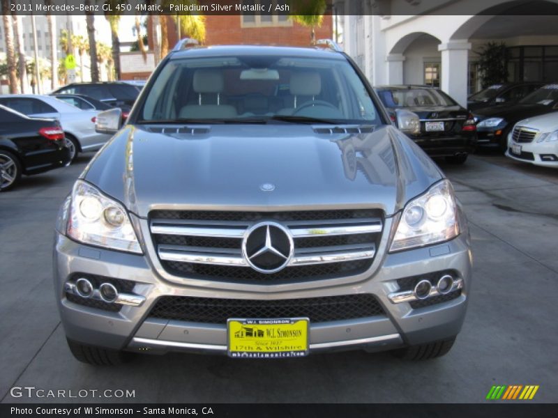 Palladium Silver Metallic / Ash 2011 Mercedes-Benz GL 450 4Matic