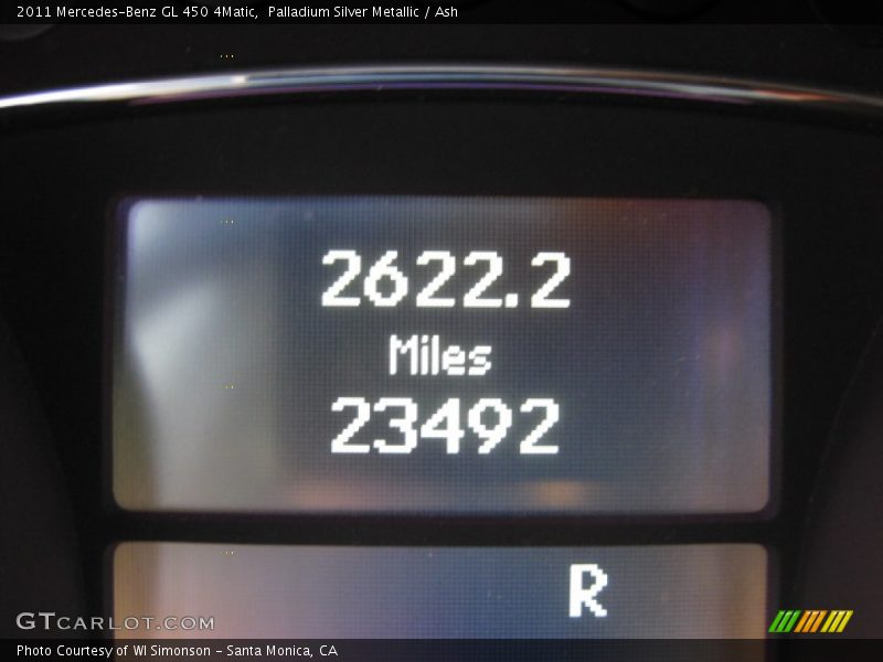 Palladium Silver Metallic / Ash 2011 Mercedes-Benz GL 450 4Matic