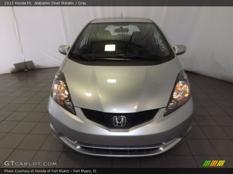 Alabaster Silver Metallic / Gray 2013 Honda Fit