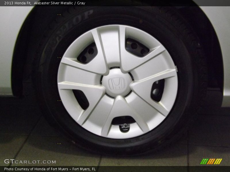 Alabaster Silver Metallic / Gray 2013 Honda Fit
