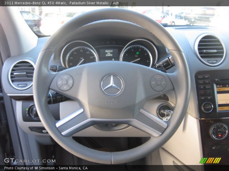 Palladium Silver Metallic / Ash 2011 Mercedes-Benz GL 450 4Matic