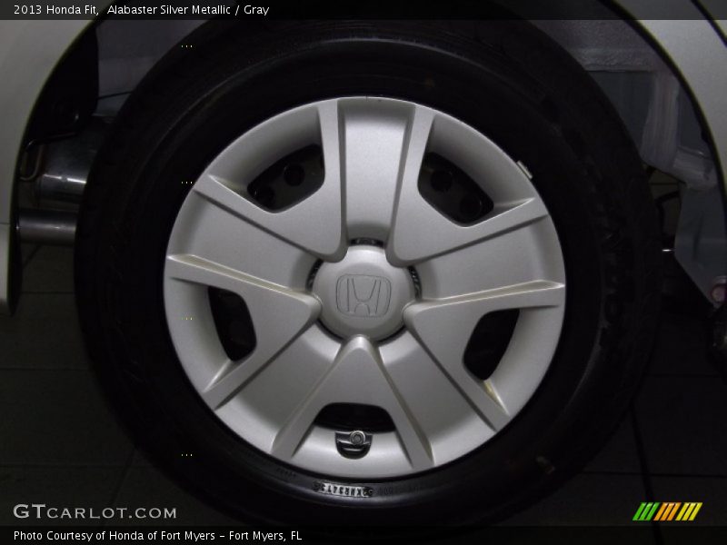 Alabaster Silver Metallic / Gray 2013 Honda Fit
