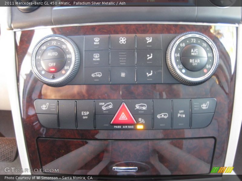 Palladium Silver Metallic / Ash 2011 Mercedes-Benz GL 450 4Matic