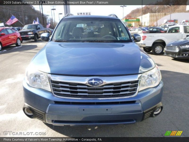 Newport Blue Pearl / Platinum 2009 Subaru Forester 2.5 X L.L.Bean Edition
