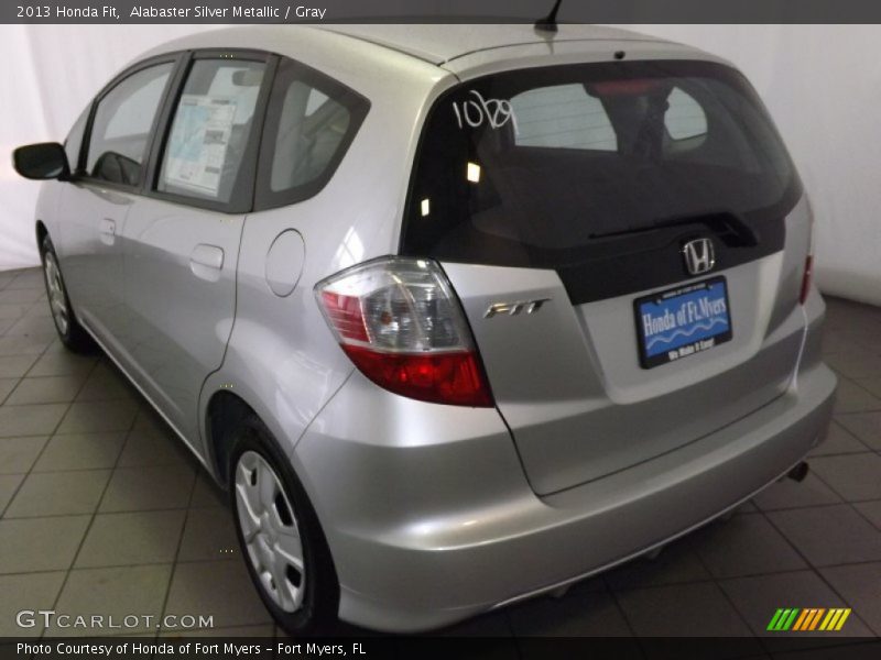 Alabaster Silver Metallic / Gray 2013 Honda Fit