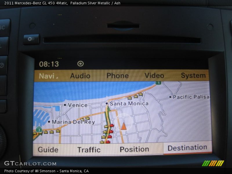 Palladium Silver Metallic / Ash 2011 Mercedes-Benz GL 450 4Matic