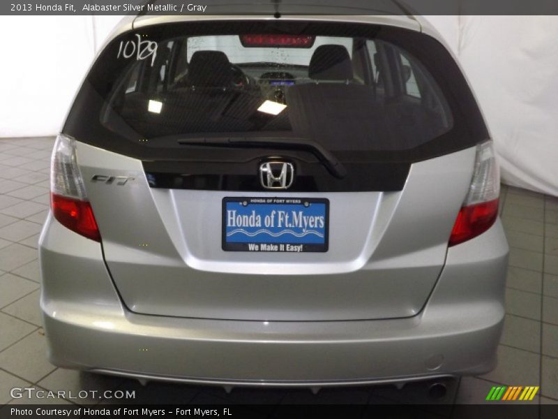 Alabaster Silver Metallic / Gray 2013 Honda Fit