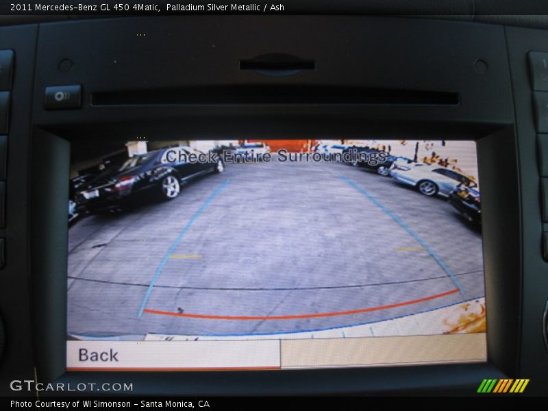 Palladium Silver Metallic / Ash 2011 Mercedes-Benz GL 450 4Matic