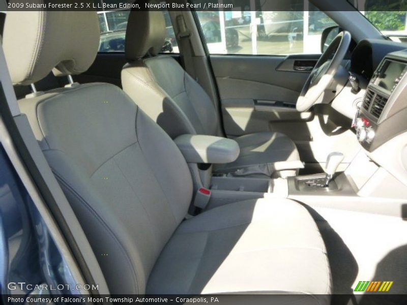 Newport Blue Pearl / Platinum 2009 Subaru Forester 2.5 X L.L.Bean Edition