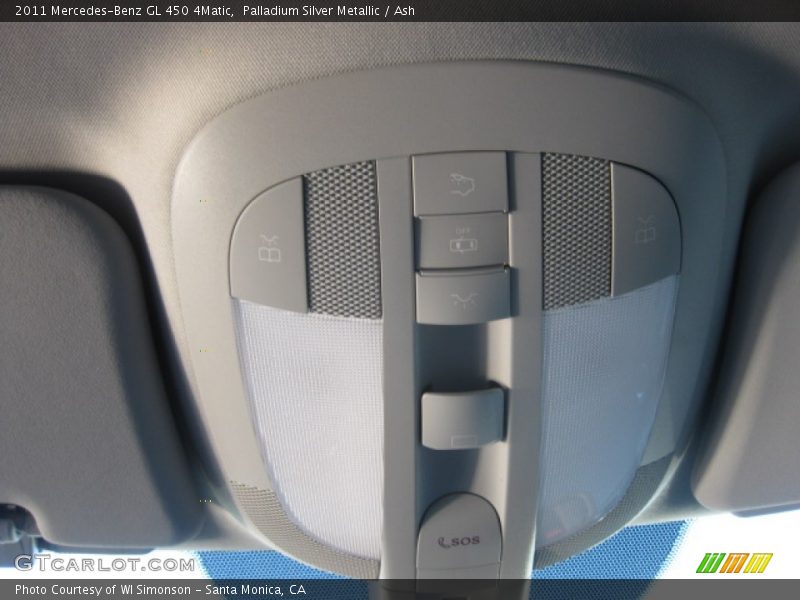 Palladium Silver Metallic / Ash 2011 Mercedes-Benz GL 450 4Matic
