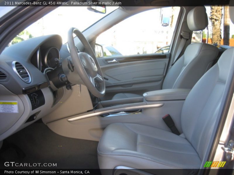 Palladium Silver Metallic / Ash 2011 Mercedes-Benz GL 450 4Matic