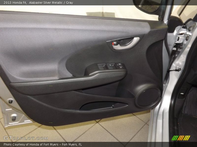 Alabaster Silver Metallic / Gray 2013 Honda Fit