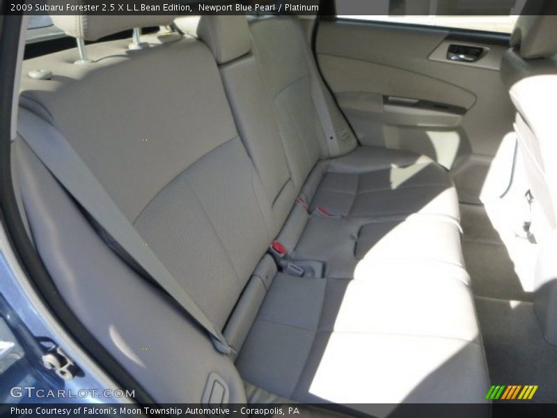 Newport Blue Pearl / Platinum 2009 Subaru Forester 2.5 X L.L.Bean Edition