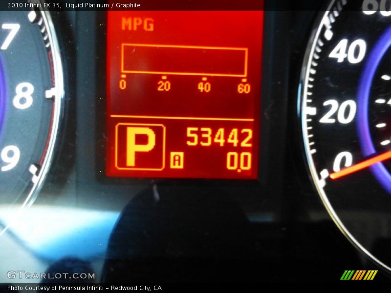 Liquid Platinum / Graphite 2010 Infiniti FX 35
