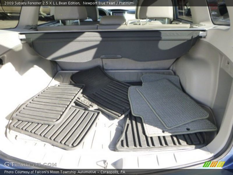 Newport Blue Pearl / Platinum 2009 Subaru Forester 2.5 X L.L.Bean Edition