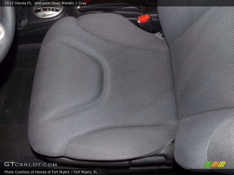 Alabaster Silver Metallic / Gray 2013 Honda Fit