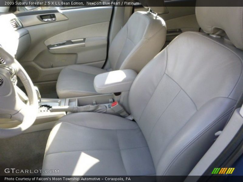 Newport Blue Pearl / Platinum 2009 Subaru Forester 2.5 X L.L.Bean Edition