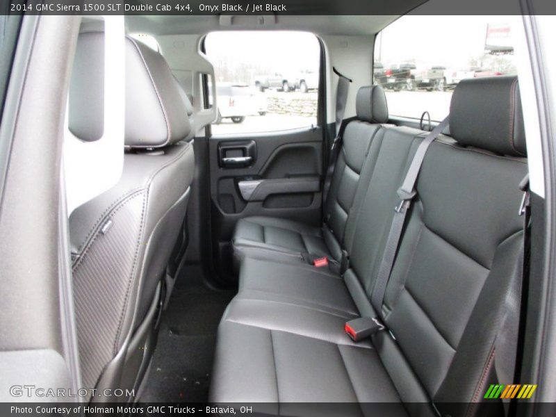 Rear Seat of 2014 Sierra 1500 SLT Double Cab 4x4