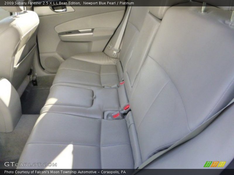 Newport Blue Pearl / Platinum 2009 Subaru Forester 2.5 X L.L.Bean Edition