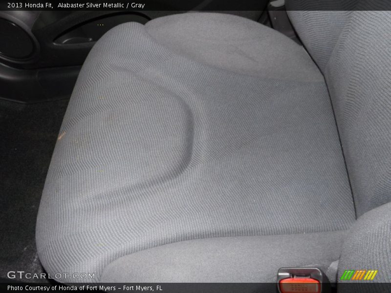 Alabaster Silver Metallic / Gray 2013 Honda Fit