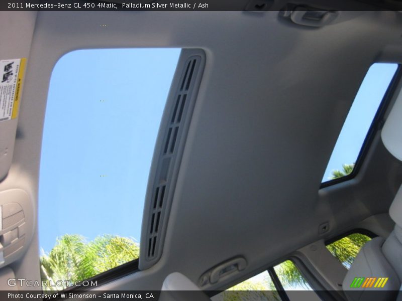 Palladium Silver Metallic / Ash 2011 Mercedes-Benz GL 450 4Matic