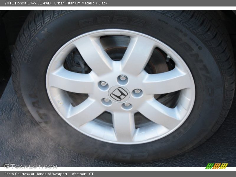 Urban Titanium Metallic / Black 2011 Honda CR-V SE 4WD