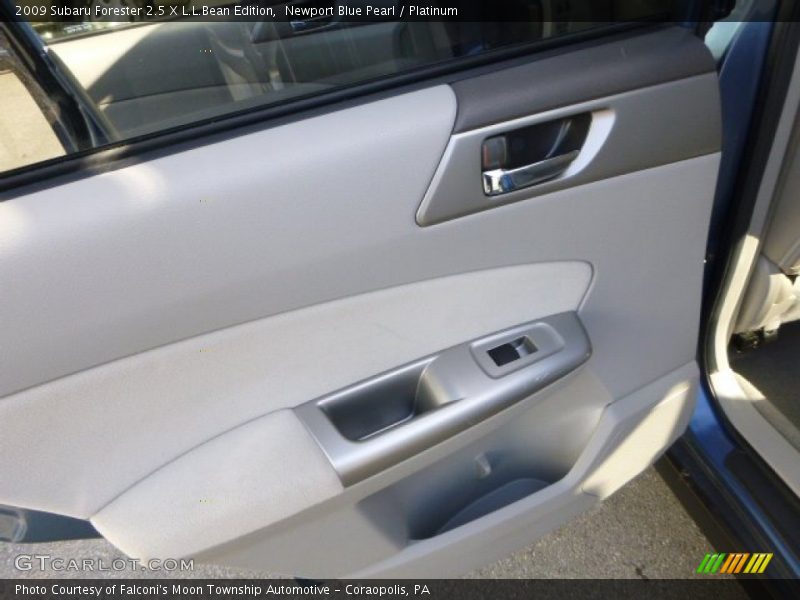 Newport Blue Pearl / Platinum 2009 Subaru Forester 2.5 X L.L.Bean Edition