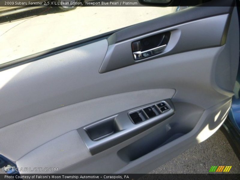 Newport Blue Pearl / Platinum 2009 Subaru Forester 2.5 X L.L.Bean Edition