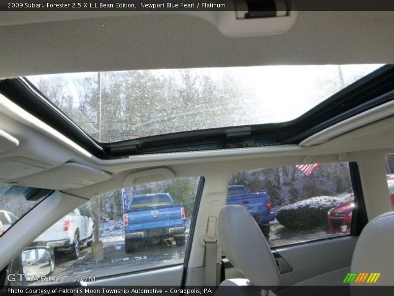 Newport Blue Pearl / Platinum 2009 Subaru Forester 2.5 X L.L.Bean Edition
