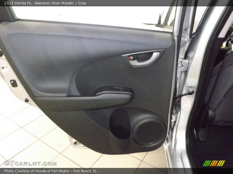 Alabaster Silver Metallic / Gray 2013 Honda Fit