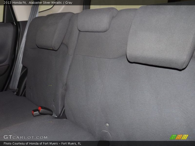 Alabaster Silver Metallic / Gray 2013 Honda Fit