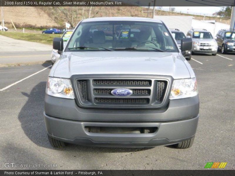 Silver Metallic / Medium/Dark Flint 2008 Ford F150 XL Regular Cab