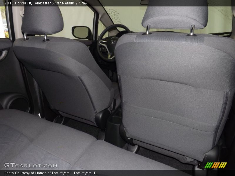 Alabaster Silver Metallic / Gray 2013 Honda Fit