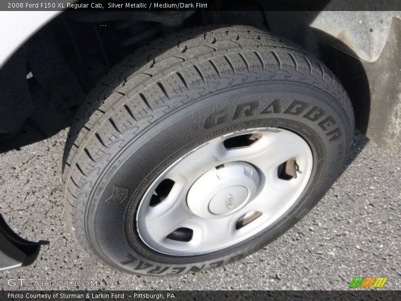 Silver Metallic / Medium/Dark Flint 2008 Ford F150 XL Regular Cab